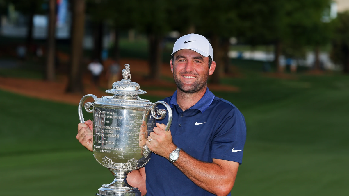 Scottie Scheffler at 2025 PGA Championship
